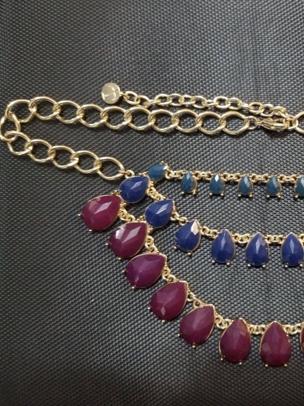 Vintage/Mid-Century Gothic Gaudy Gold Necklace
